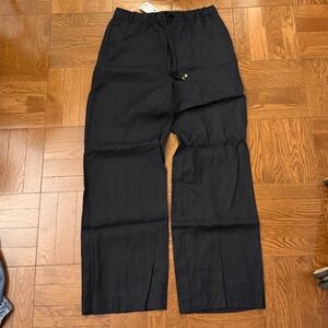 Mango linen blend trouser